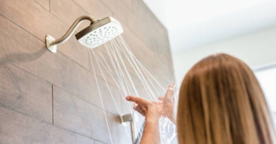 feeling shower water